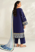 Farasha | Summer Weaves Embroidered lawn'26 | Blue Fusion - House Of Hania