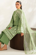 Farasha | Summer Weaves Embroidered lawn'26 | Dewy Sage - House Of Hania