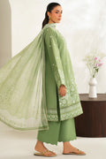 Farasha | Summer Weaves Embroidered lawn'26 | Dewy Sage - House Of Hania