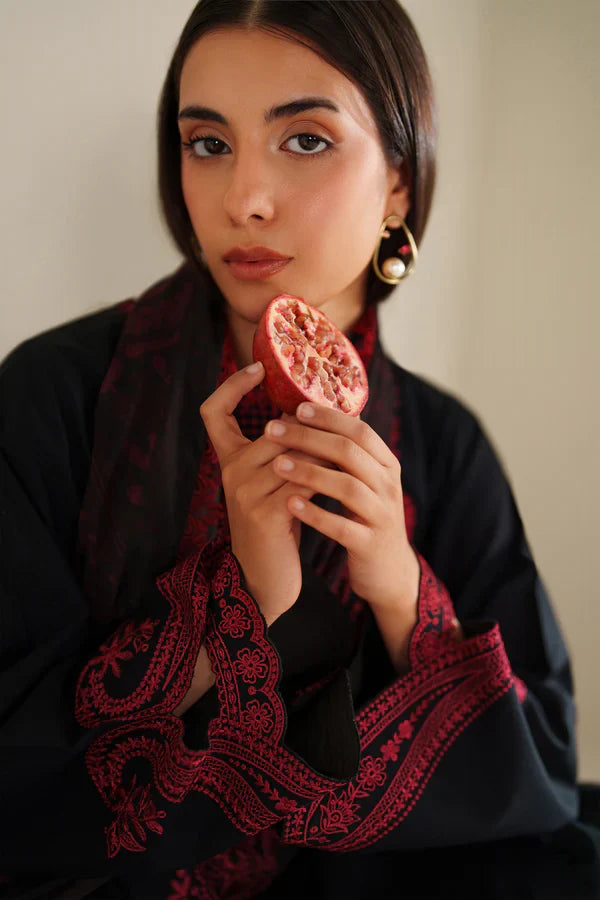 Farasha | Summer Weaves Embroidered lawn'26 | Floral Flame - House Of Hania
