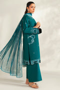 Farasha | Summer Weaves Embroidered lawn'26 | Jade Dazzle - House Of Hania