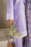Farasha | Summer Weaves Embroidered lawn'26 | Lavender Peral - House Of Hania