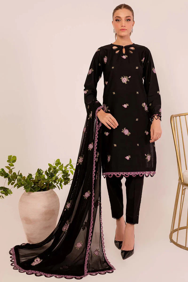 Farasha | Summer Weaves Embroidered lawn'26 | MYSTIQUE - House Of Hania