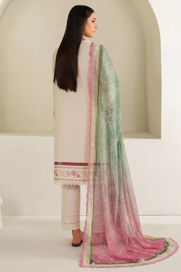 Farasha | Summer Weaves Embroidered lawn'26 | Meadow Bloom - House Of Hania