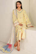Farasha | Summer Weaves Embroidered lawn'26 | Mellow Canvas - House Of Hania