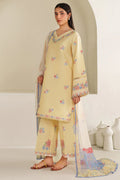 Farasha | Summer Weaves Embroidered lawn'26 | Mellow Canvas - House Of Hania