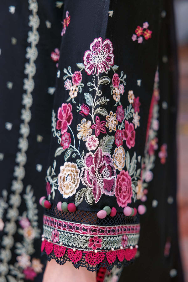 Farasha | Summer Weaves Embroidered lawn'26 | Ornate Noir - House Of Hania