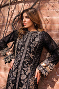 Farasha | Summer Weaves Embroidered lawn'26 | Raven Aura - House Of Hania