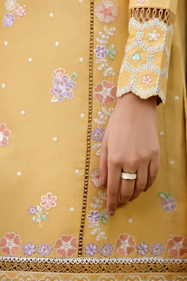 Farasha | Summer Weaves Embroidered lawn'26 | Tuscan Aura - House Of Hania