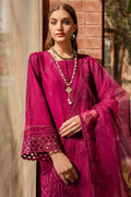 Farasha | Summer Weaves Embroidered lawn'26 | Viola - House Of Hania