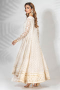 Fatima Khan | Best Sellers 24 | EGG SHELL WHITE KALIDAR - House Of Hania