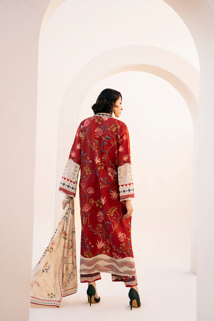 Florent | Bon Soir | Silk Scarlet - House Of Hania