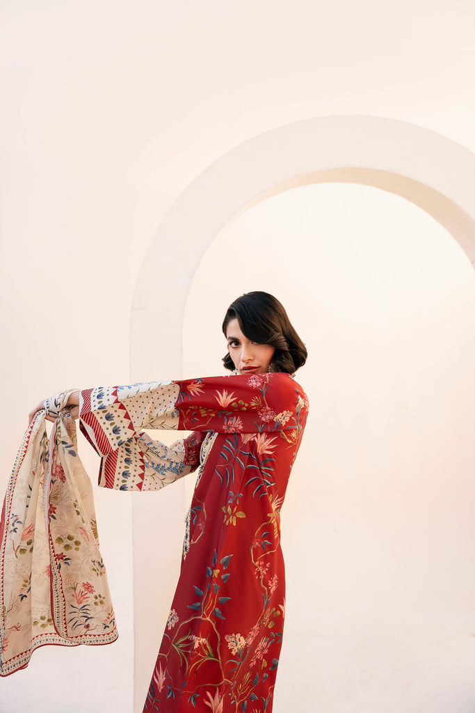 Florent | Bon Soir | Silk Scarlet - House Of Hania