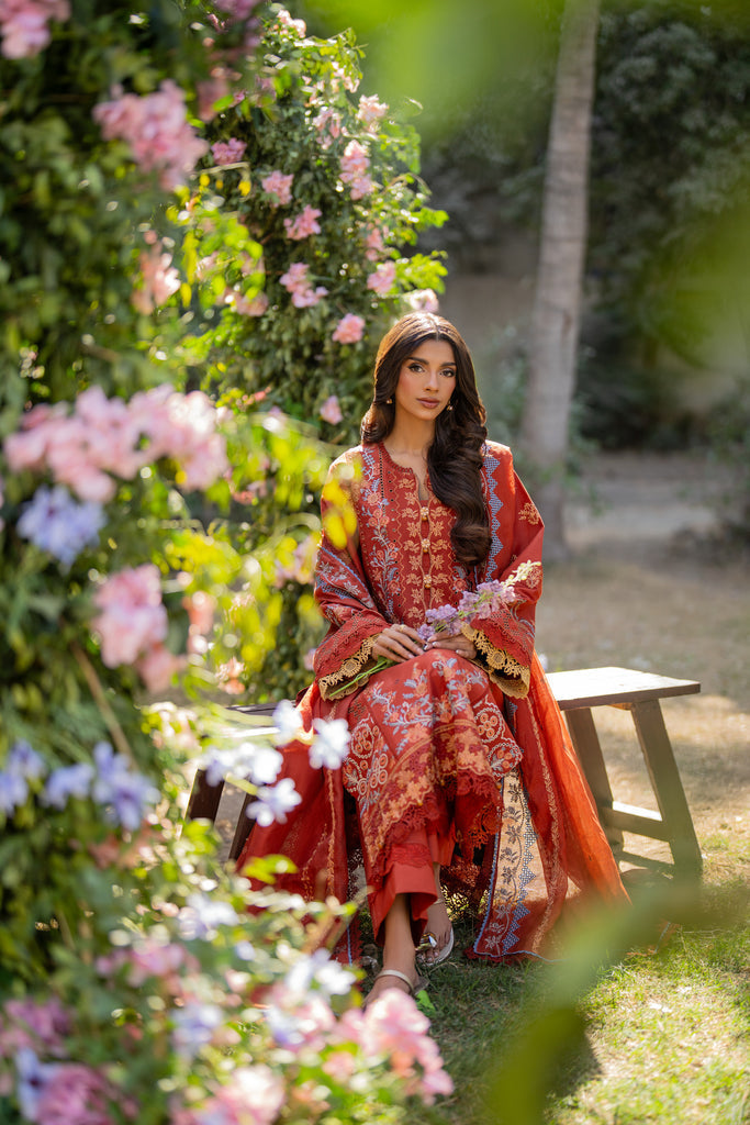 Florent | Chikankari Eid 25 | FLC- 2B - House Of Hania