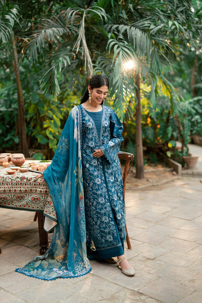 Florent | Eid Edits Luxury Lawn | FEE-3B - House Of Hania