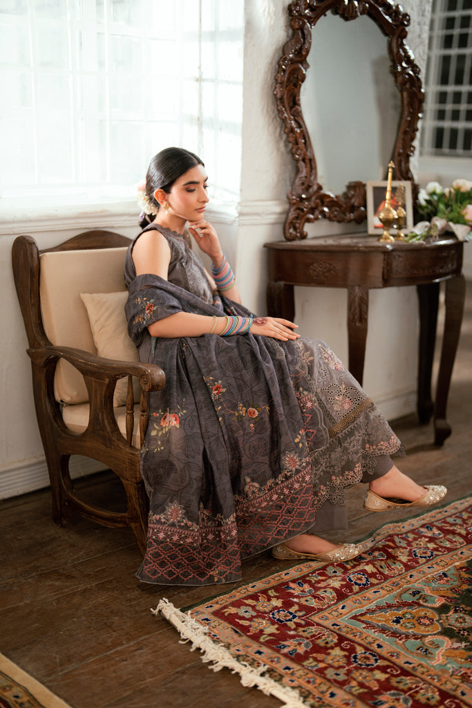 Florent | Eid Edits Luxury Lawn | FEE-4A - House Of Hania