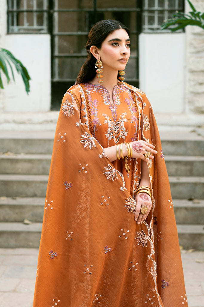 Florent | Eid Edits Luxury Lawn | FEE-6A - House Of Hania