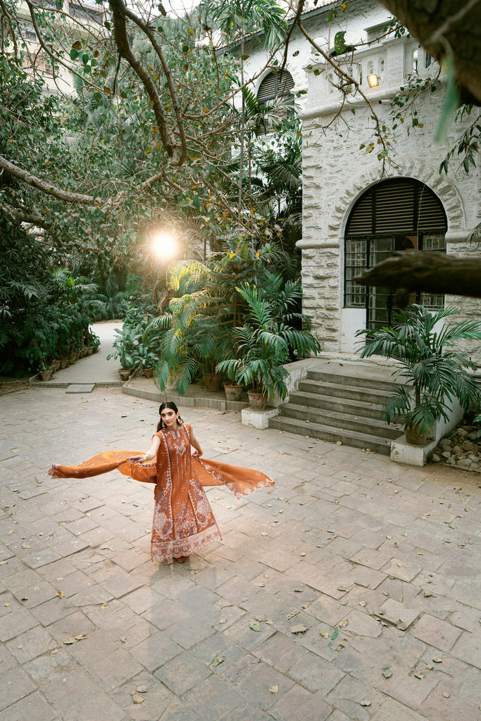 Florent | Eid Edits Luxury Lawn | FEE-6A - House Of Hania