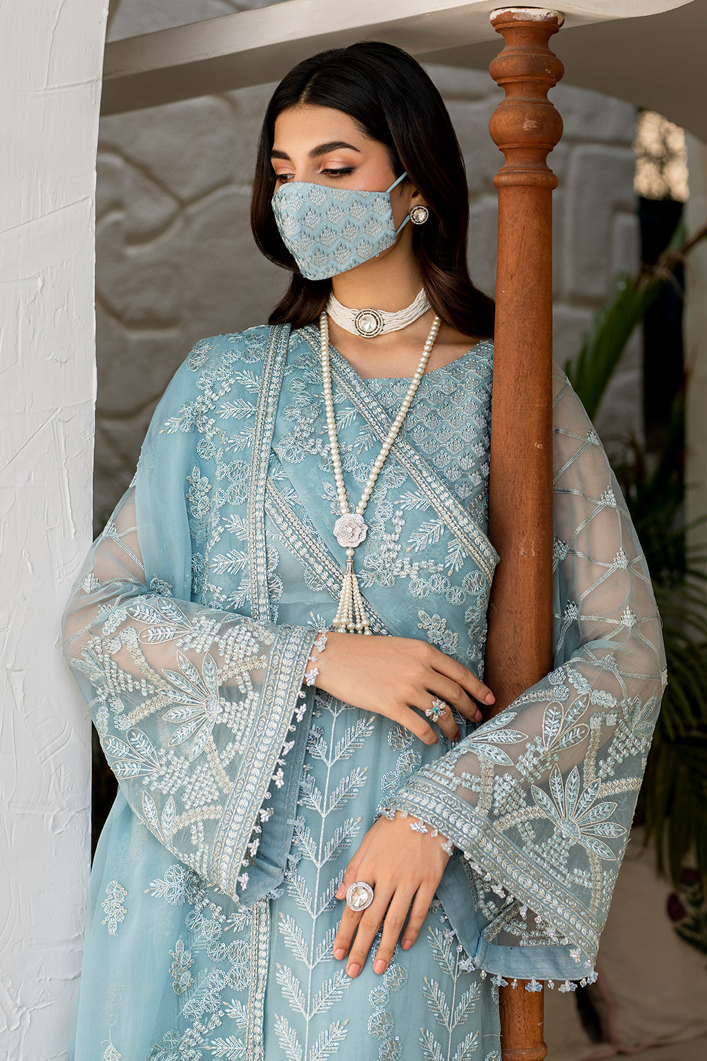 Flossie | Naqsh Formals | S-1405 (A) - House Of Hania