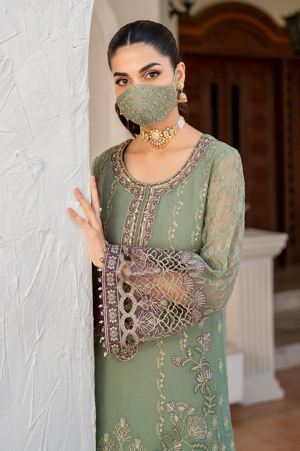 Flossie | Naqsh Formals | S-1406 - House Of Hania