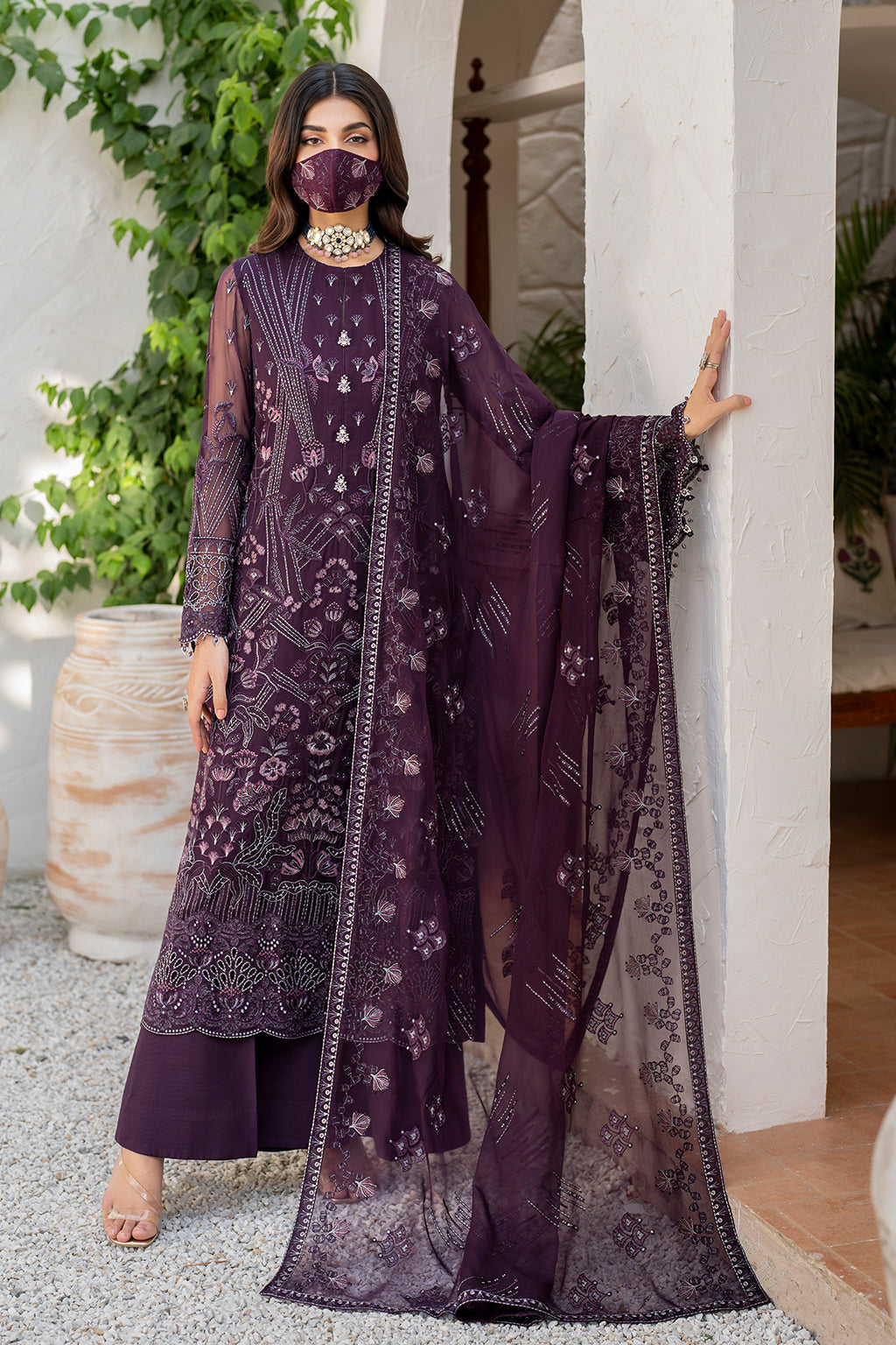 Flossie | Naqsh Formals | S-1409 - House Of Hania