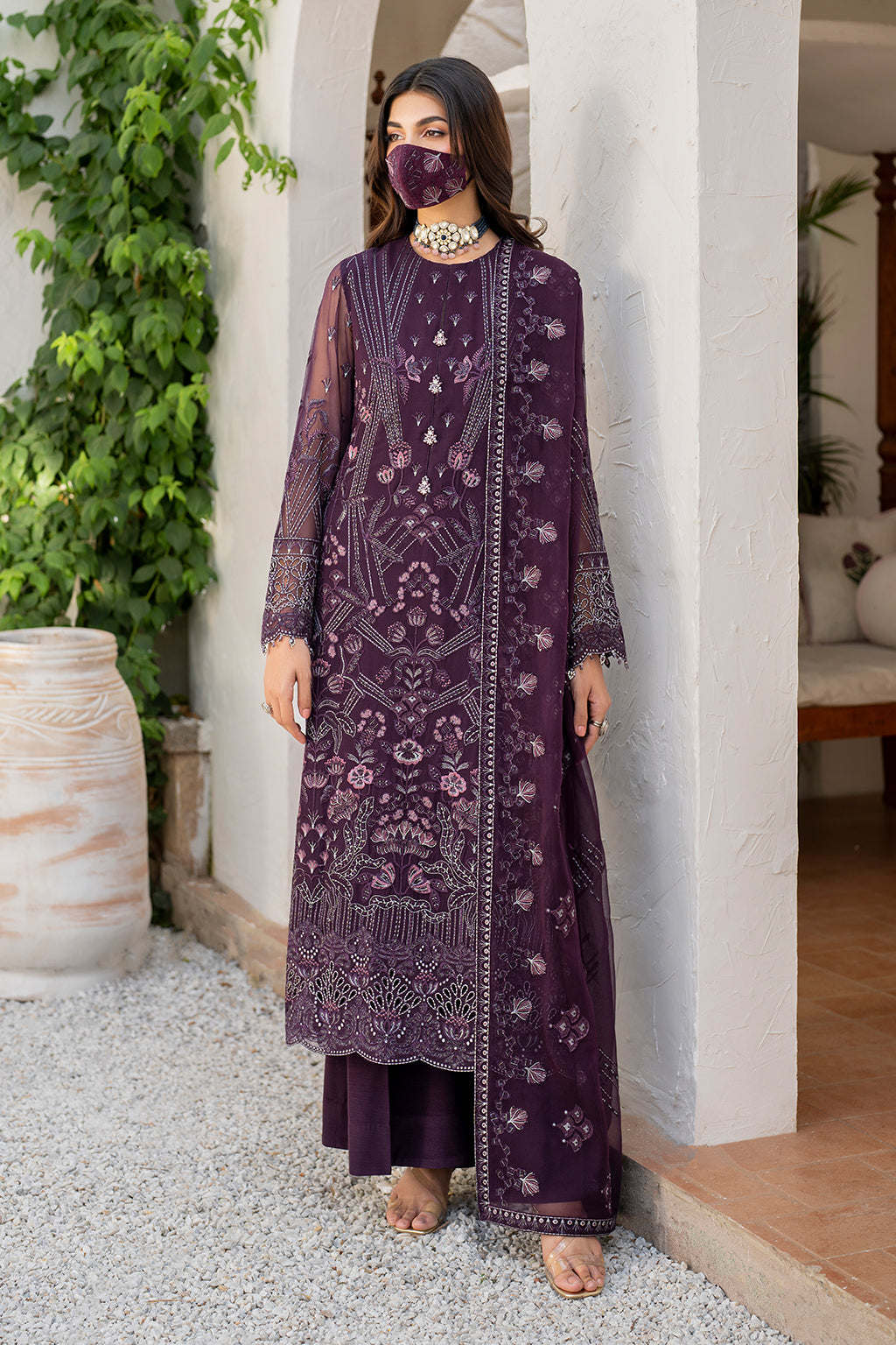 Flossie | Naqsh Formals | S-1409 - House Of Hania