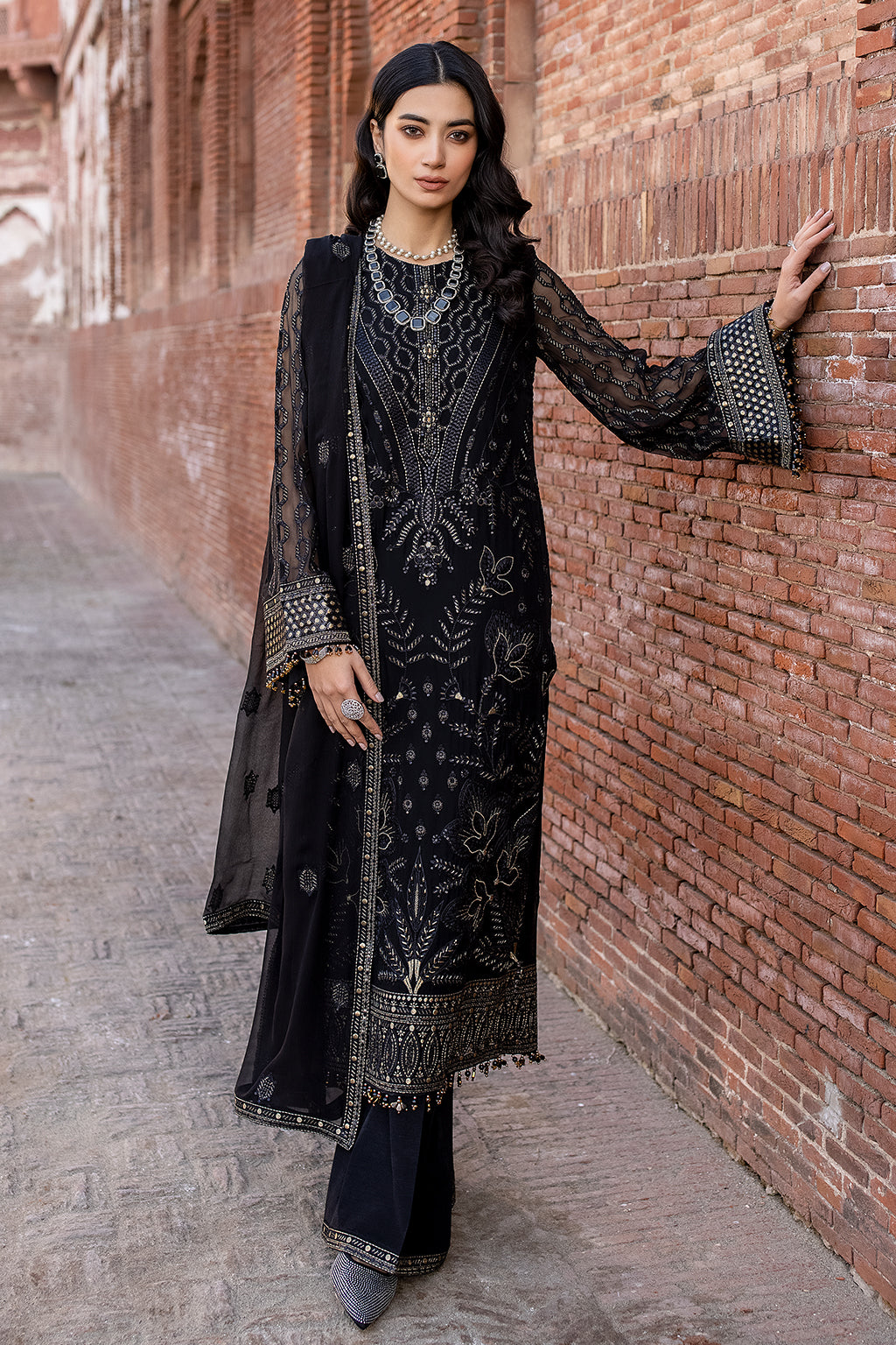 Flossie | Safeera Formals vol 13 | DARK VEIL - House Of Hania