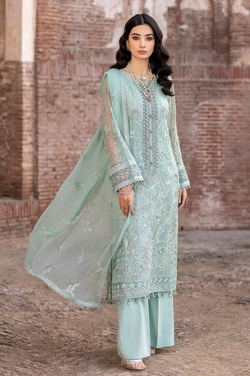 Flossie | Safeera Formals vol 13 | SNOW PEA (A) - House Of Hania