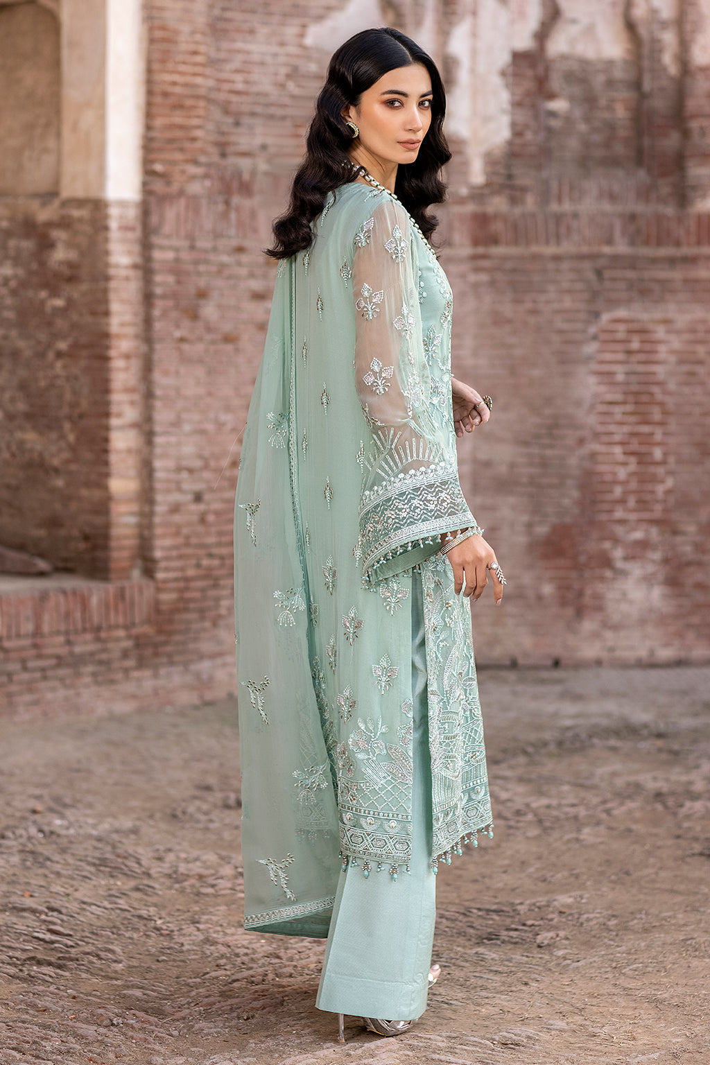 Flossie | Safeera Formals vol 13 | SNOW PEA (A) - House Of Hania