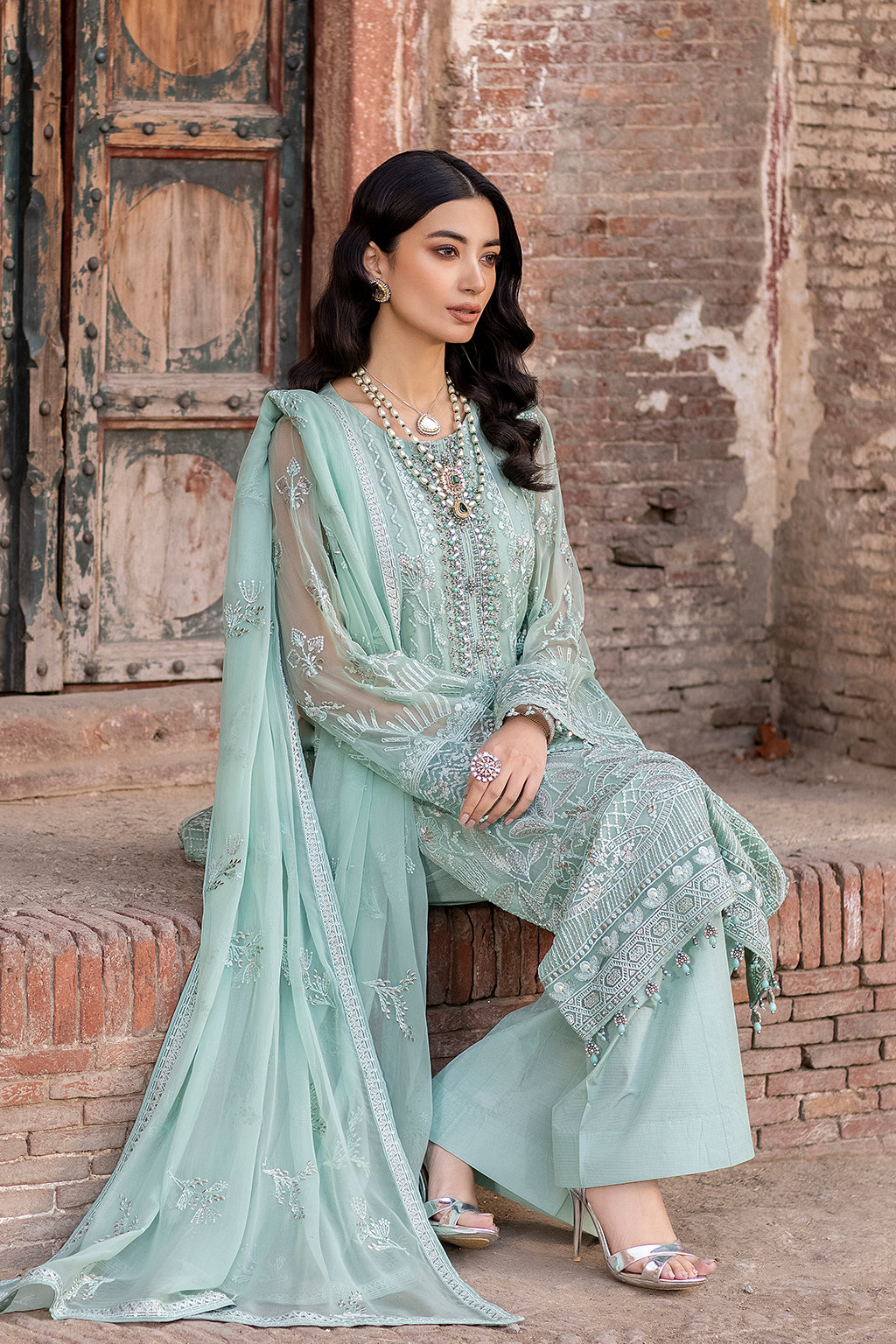 Flossie | Safeera Formals vol 13 | SNOW PEA (A) - House Of Hania