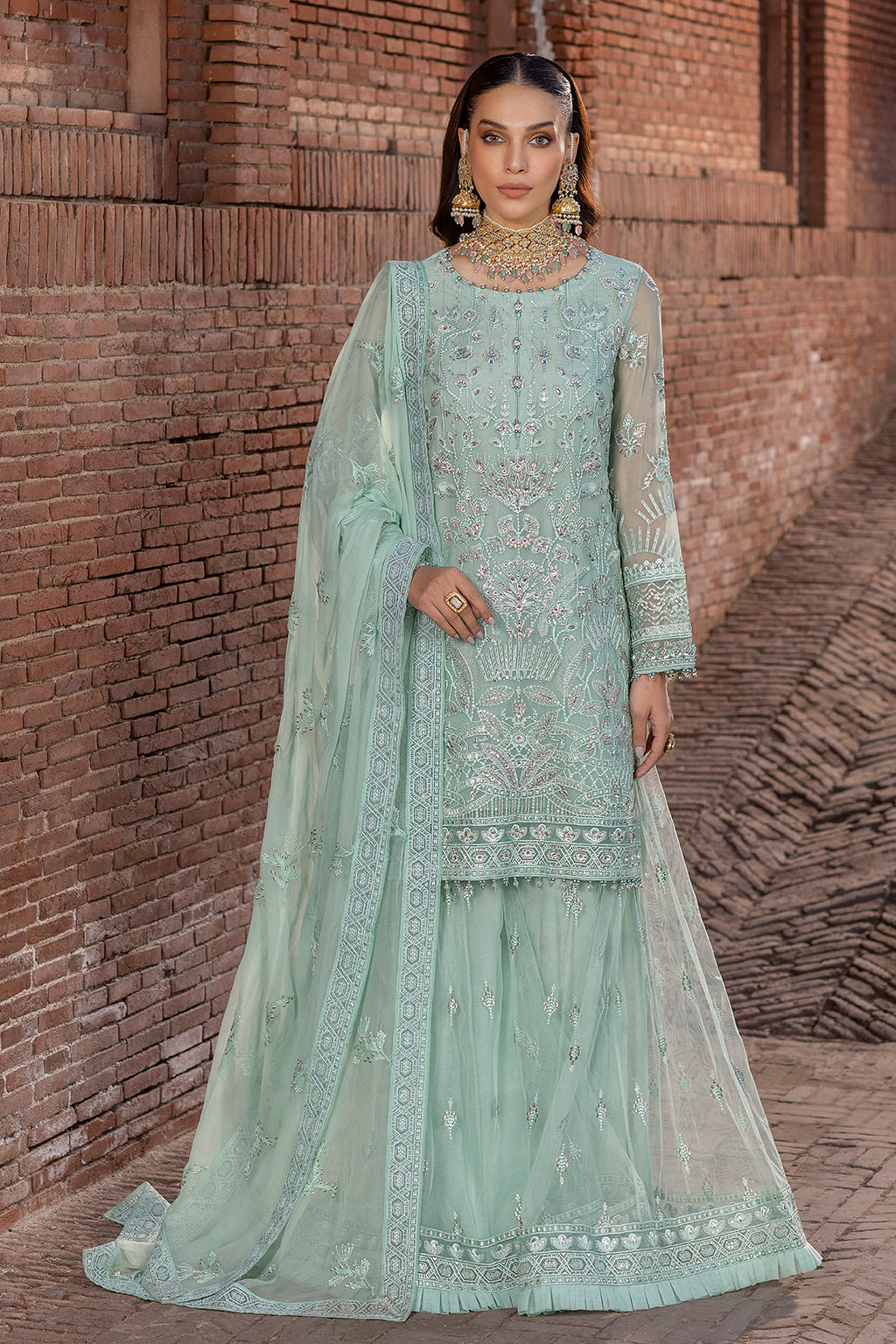 Flossie | Safeera Formals vol 13 | SNOW PEA (B) - House Of Hania