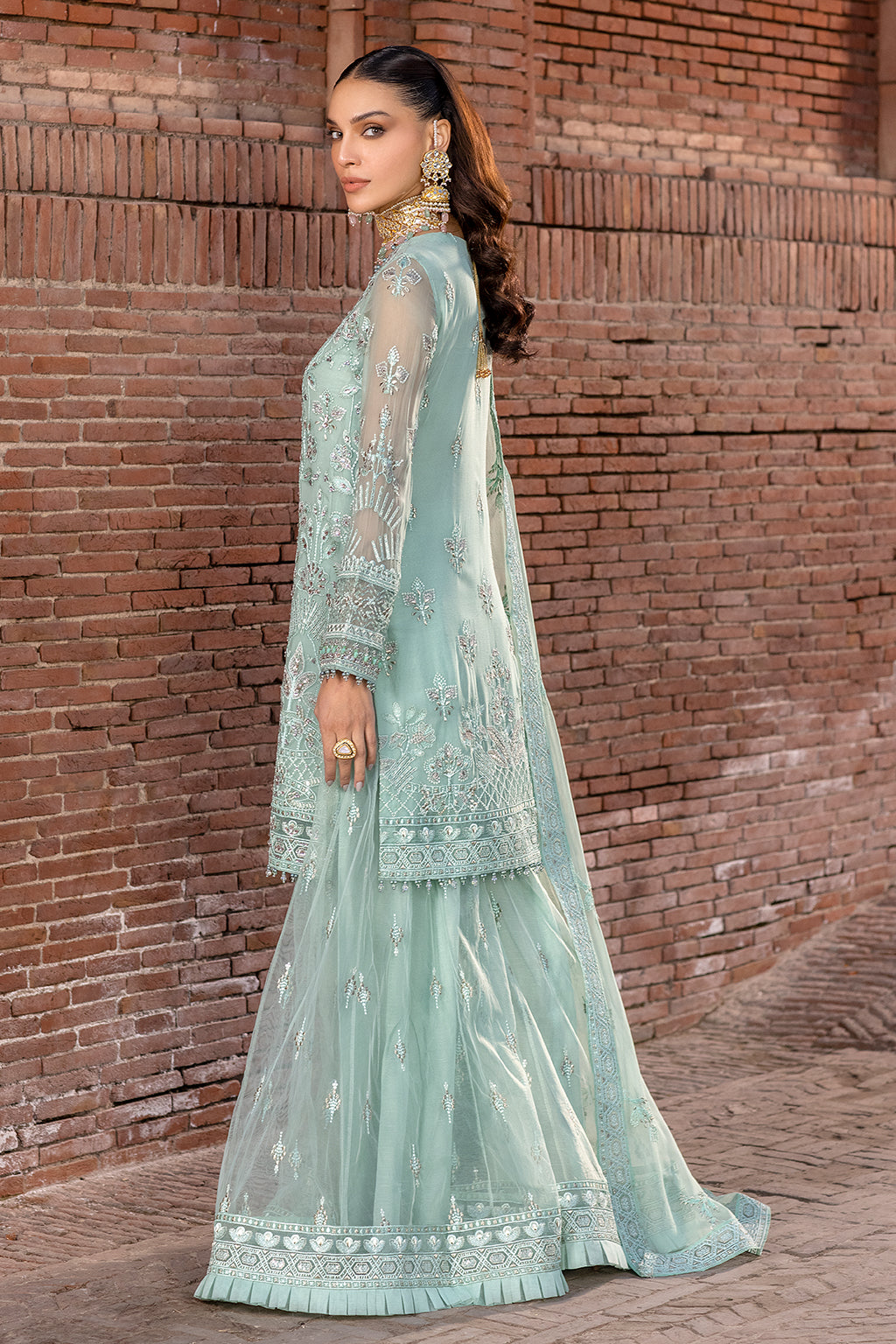 Flossie | Safeera Formals vol 13 | SNOW PEA (B) - House Of Hania