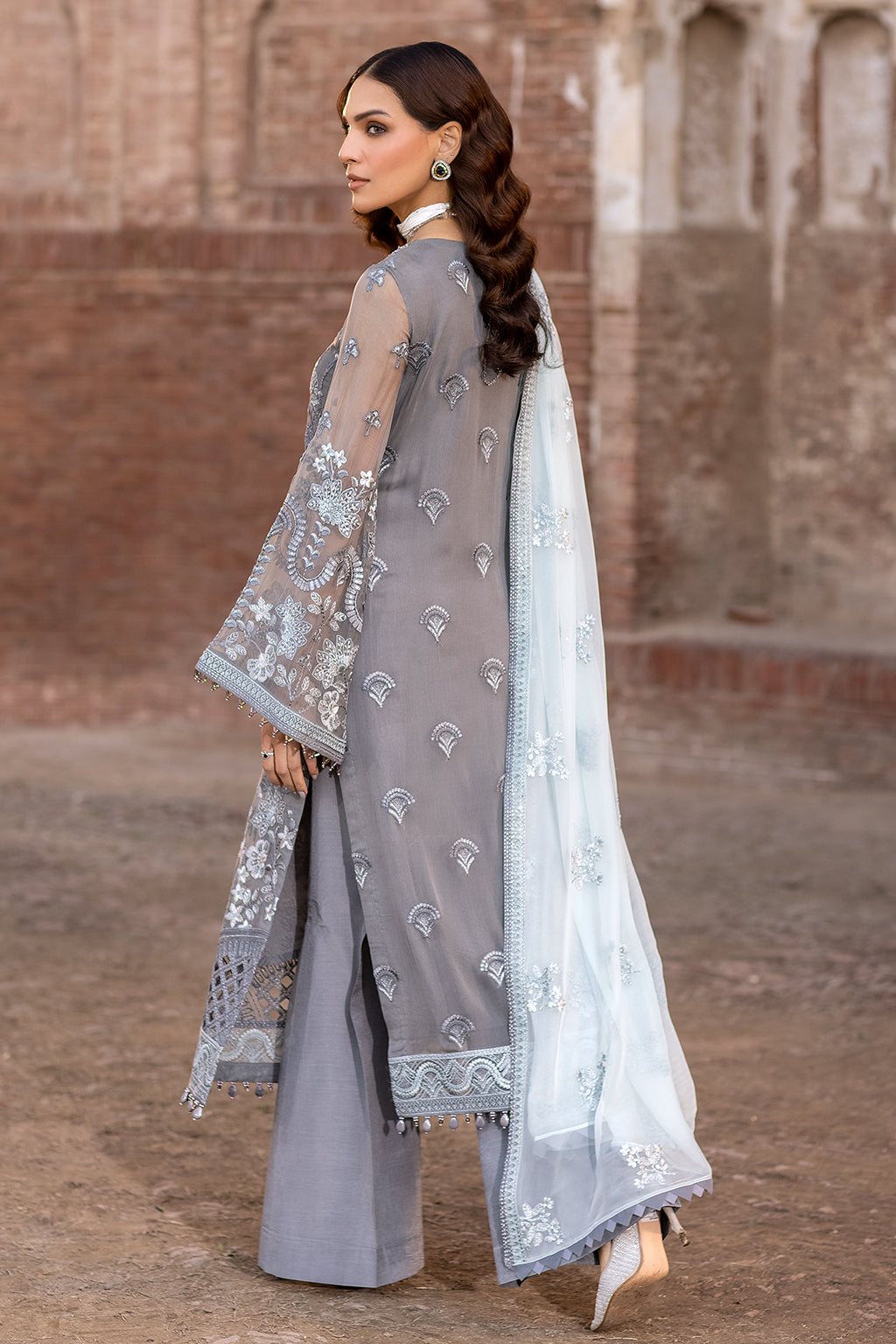 Flossie | Safeera Formals vol 13 | STORMY GREY (A) - House Of Hania
