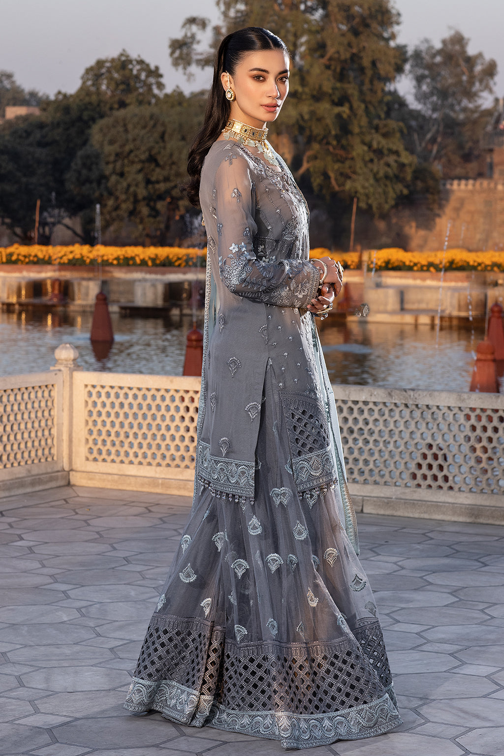 Flossie | Safeera Formals vol 13 | STORMY GREY (B) - House Of Hania