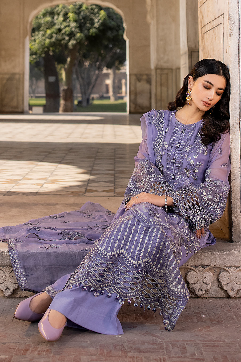 Flossie | Safeera Formals vol 13 | VIOLET SWEET (A) - House Of Hania