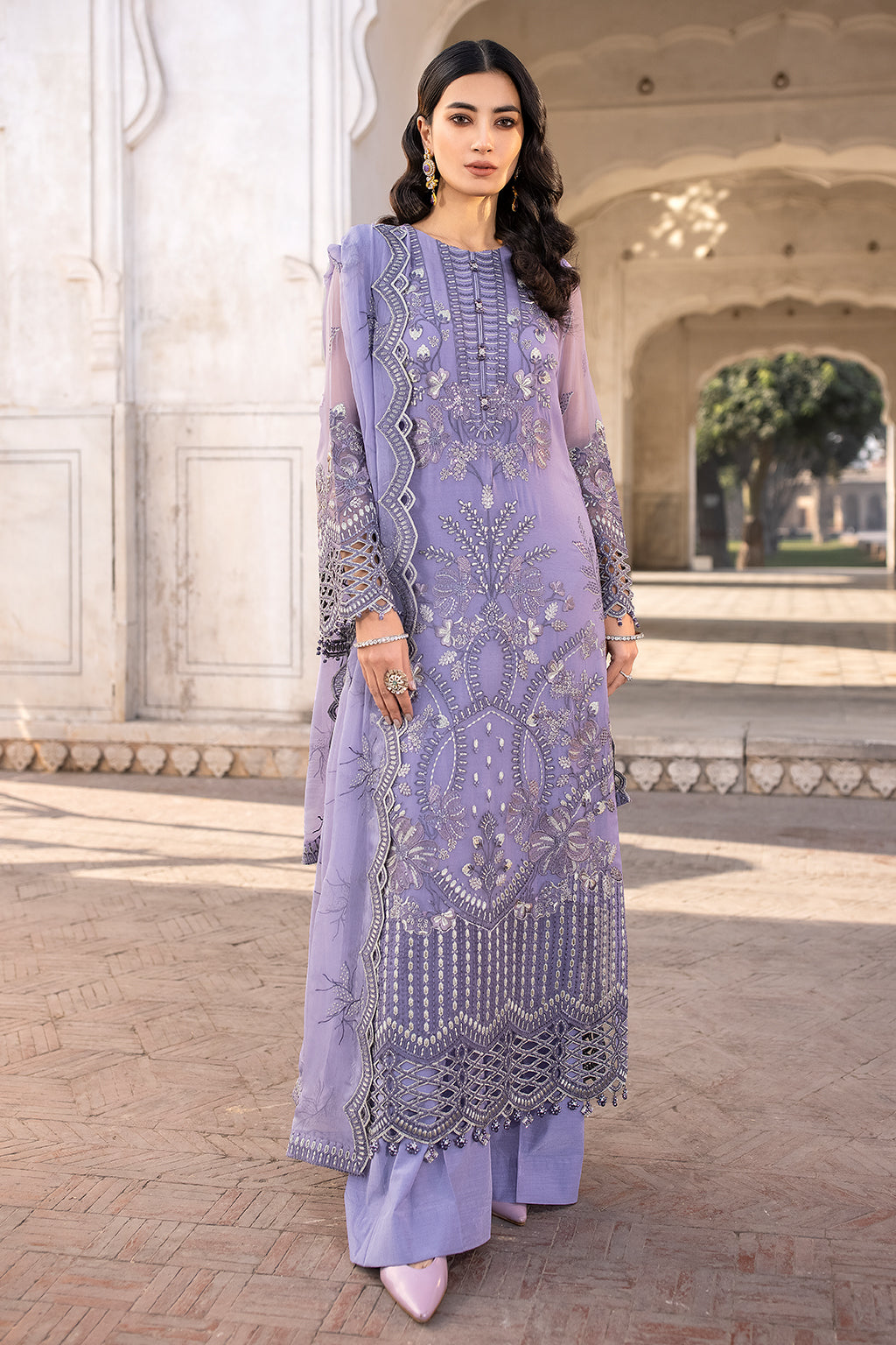 Flossie | Safeera Formals vol 13 | VIOLET SWEET (A) - House Of Hania