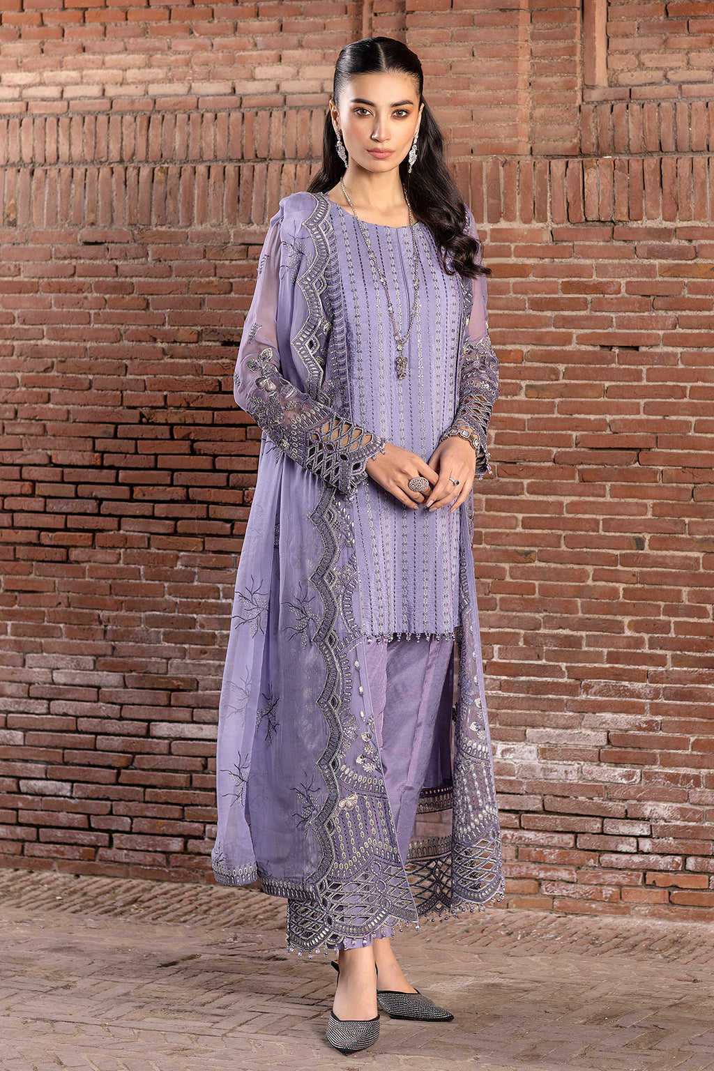 Flossie | Safeera Formals vol 13 | VIOLET SWEET (B) - House Of Hania
