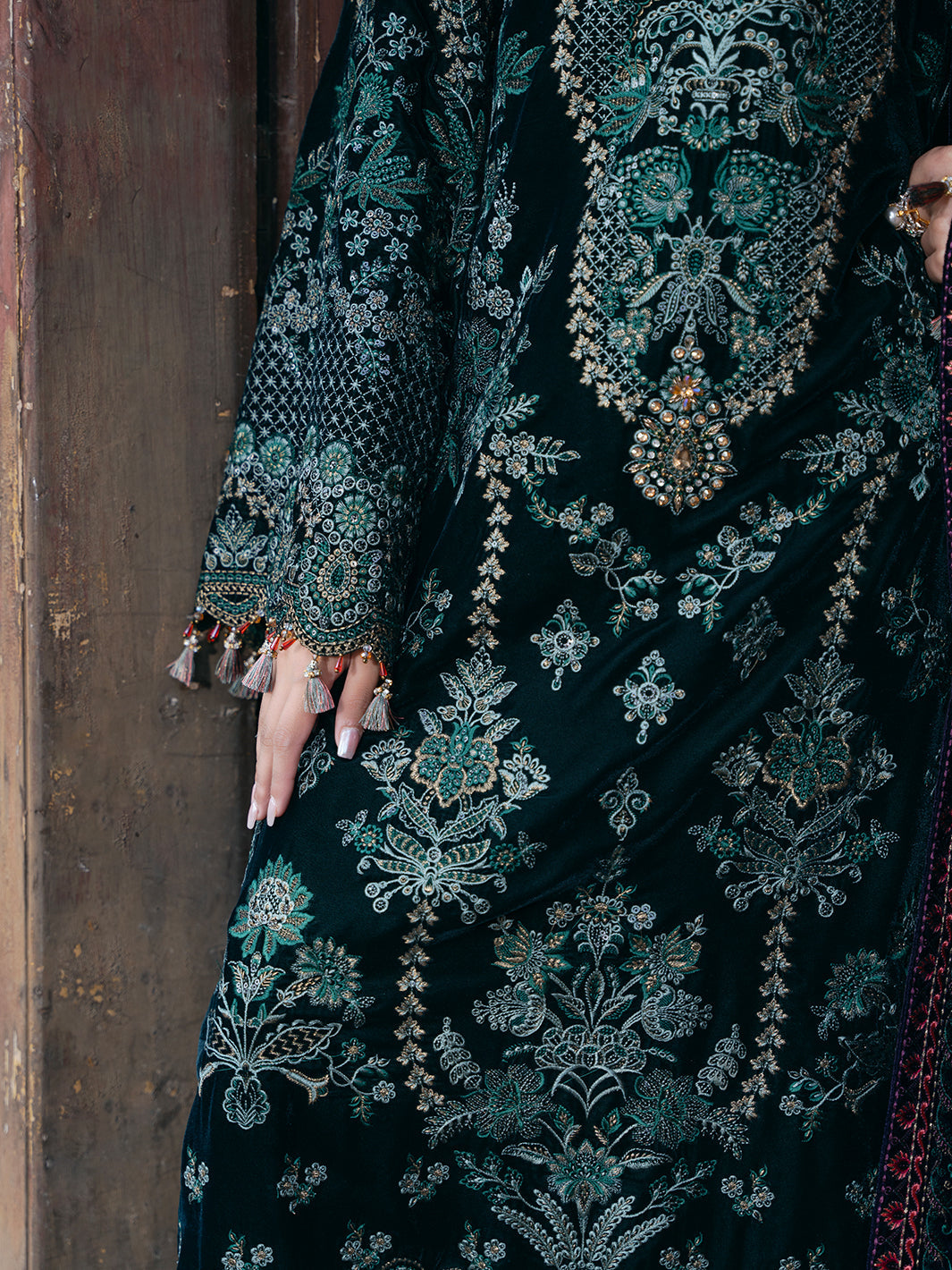 Flossie | Siara Velvet Formals | V-102 - A - House Of Hania