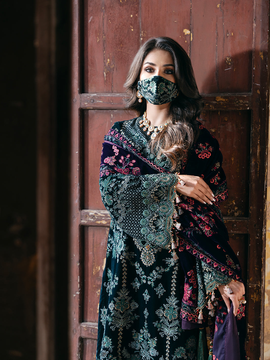 Flossie | Siara Velvet Formals | V-102 - A - House Of Hania