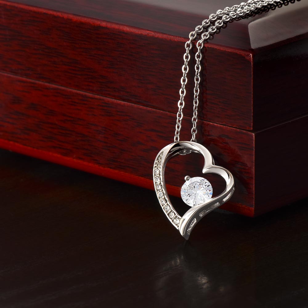 Forever Love Heart Necklace for Valentines , Birthdays and Weddings - House Of Hania