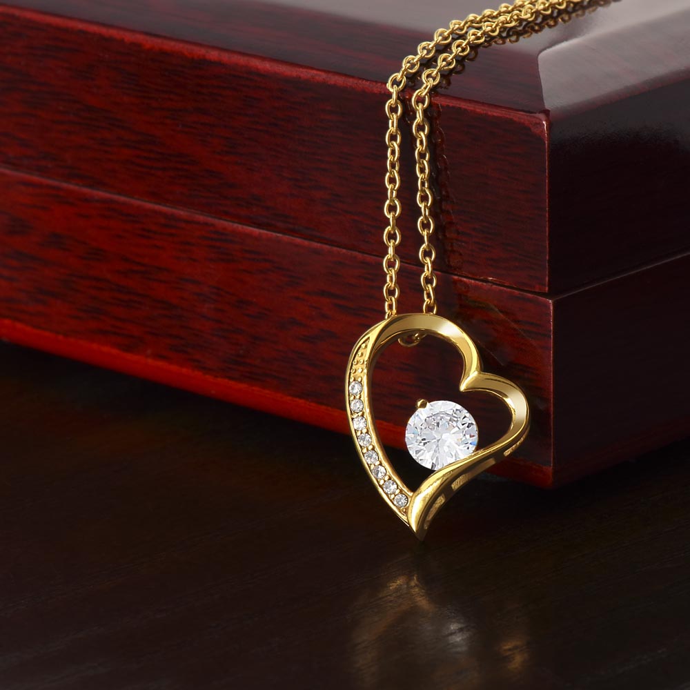 Forever Love Heart Necklace for Valentines , Birthdays and Weddings - House Of Hania