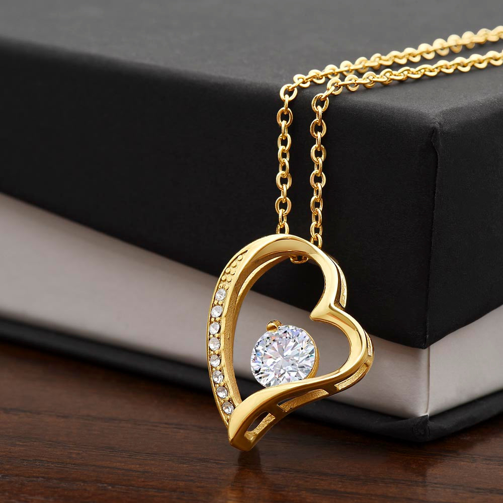Forever Love Heart Necklace for Valentines , Birthdays and Weddings - House Of Hania