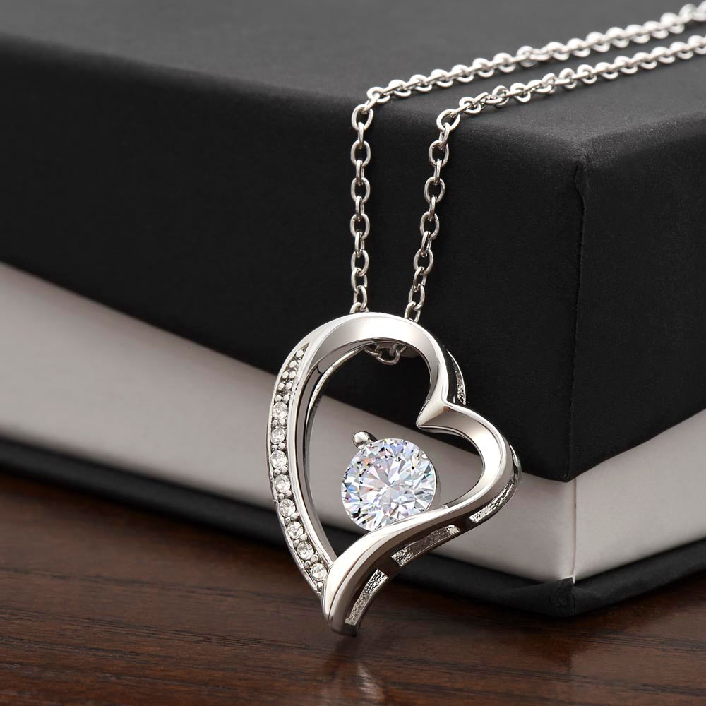 Forever Love Heart Necklace for Valentines , Birthdays and Weddings - House Of Hania