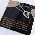 Forever Love Necklace for Valentines , Birthdays and Weddings with Beautiful Custom Message - House Of Hania