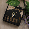 Forever Love Necklace for Valentines , Birthdays and Weddings with Beautiful Custom Message - House Of Hania