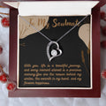 Forever Love Necklace for Valentines , Birthdays and Weddings with Beautiful Custom Message - House Of Hania