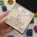 Forever Love Necklace for Valentines , Birthdays and Weddings with Beautiful Custom Message - House Of Hania