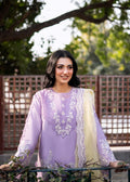 Fozia Khalid | Blossom Festive Lawn 25 | Iris - House Of Hania