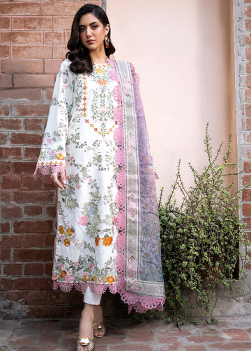 Fozia Khalid | Blossom Festive Lawn 25 | Lilly - House Of Hania