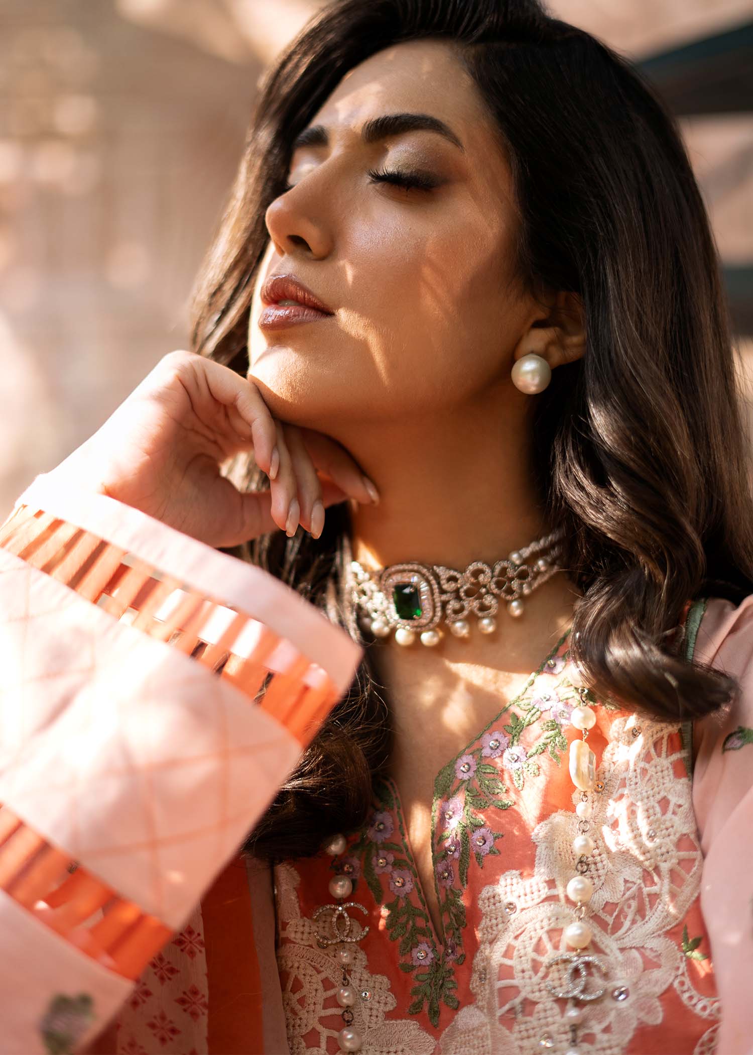 Fozia Khalid | Blossom Festive Lawn 25 | Zinnia - House Of Hania